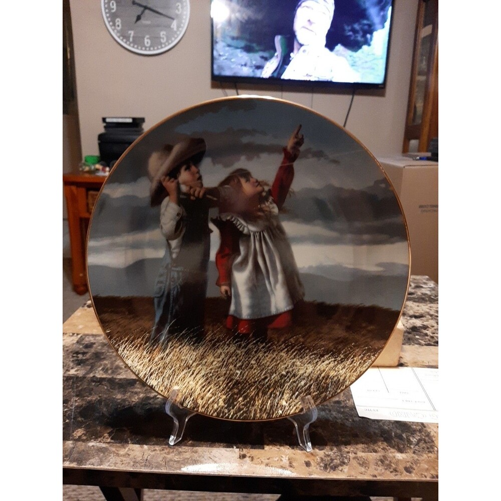 1988 Jim Daly's " Flying High " Porcelain Collectors Plate (4A)